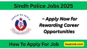 Sindh Police Jobs