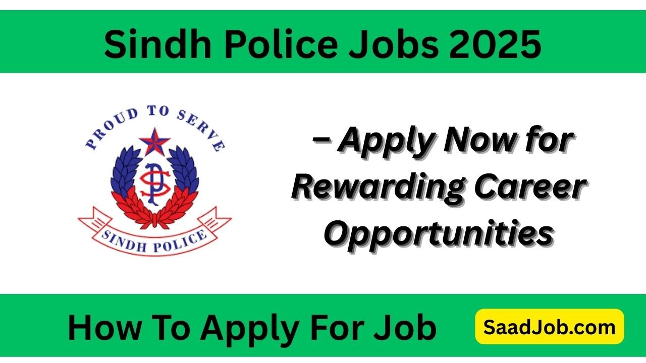 Sindh Police Jobs