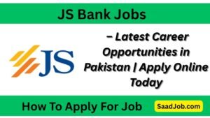 JS Bank Jobs