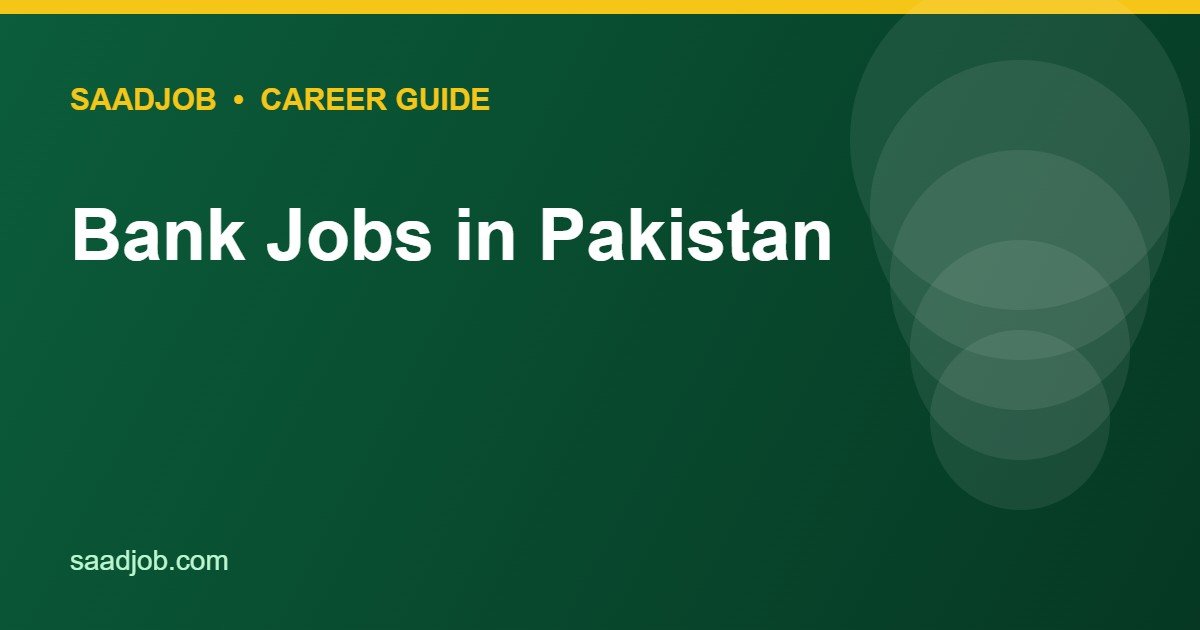 Bank Jobs in Pakistan
