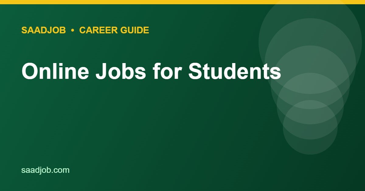 Online Jobs for Students