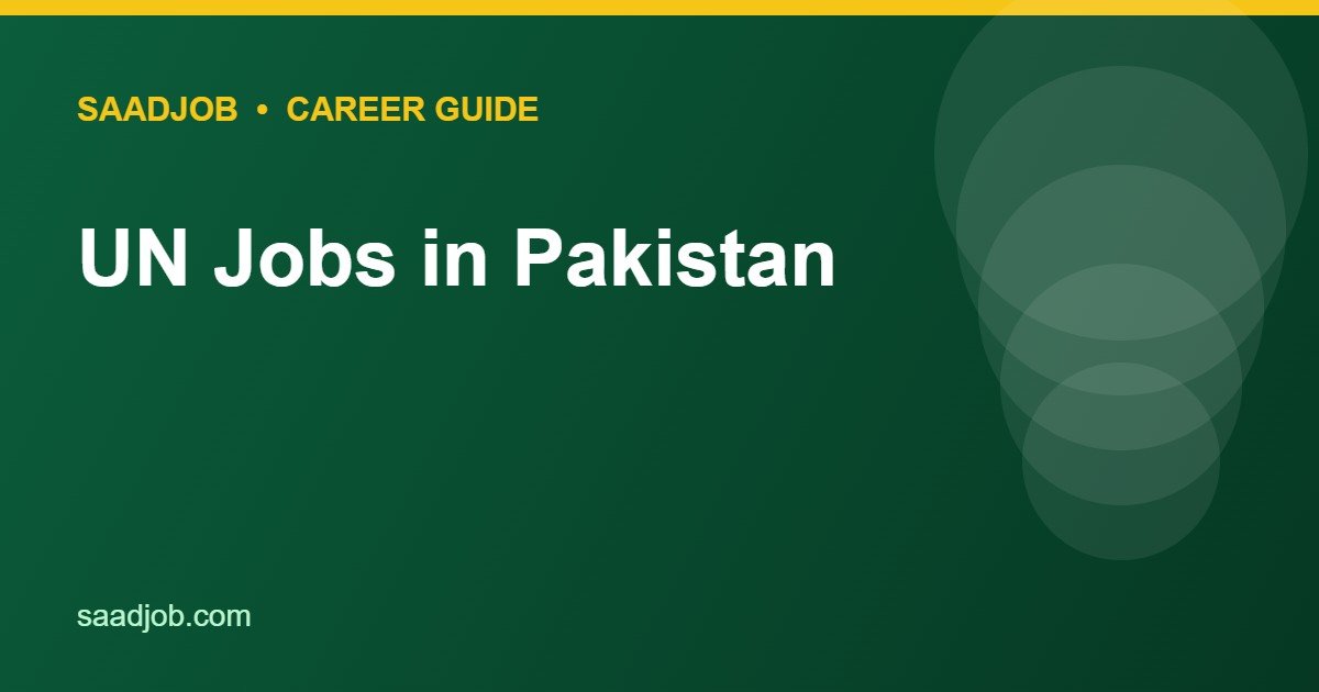 UN Jobs in Pakistan